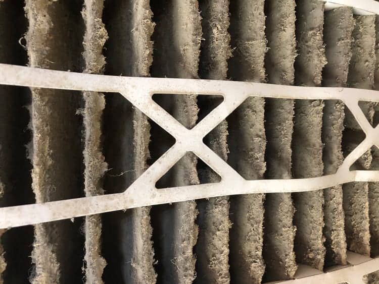 Dirty Air Filters Need Replaced